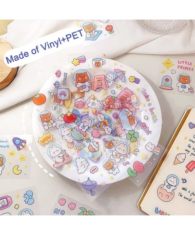 Cute Stickers Waterproof Water Bottle Laptop Scrapbook Vinyl Stickers Aesthetic Kawaii Clear Stickers Packs for Journaling Gi...