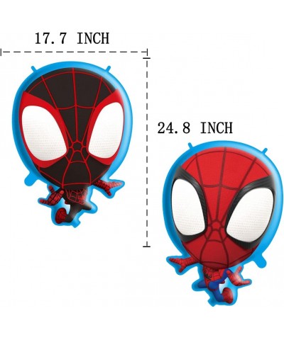 Spidey and His Amazing Friends Foil Balloons Spiderman Birthday Party Balloons Decoration Supplies $19.51 Kids' Party Decorat...