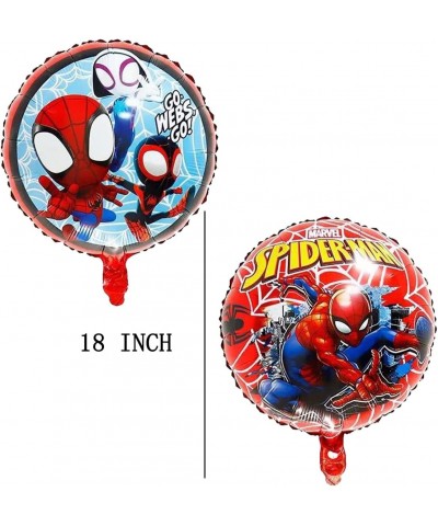 Spidey and His Amazing Friends Foil Balloons Spiderman Birthday Party Balloons Decoration Supplies $19.51 Kids' Party Decorat...