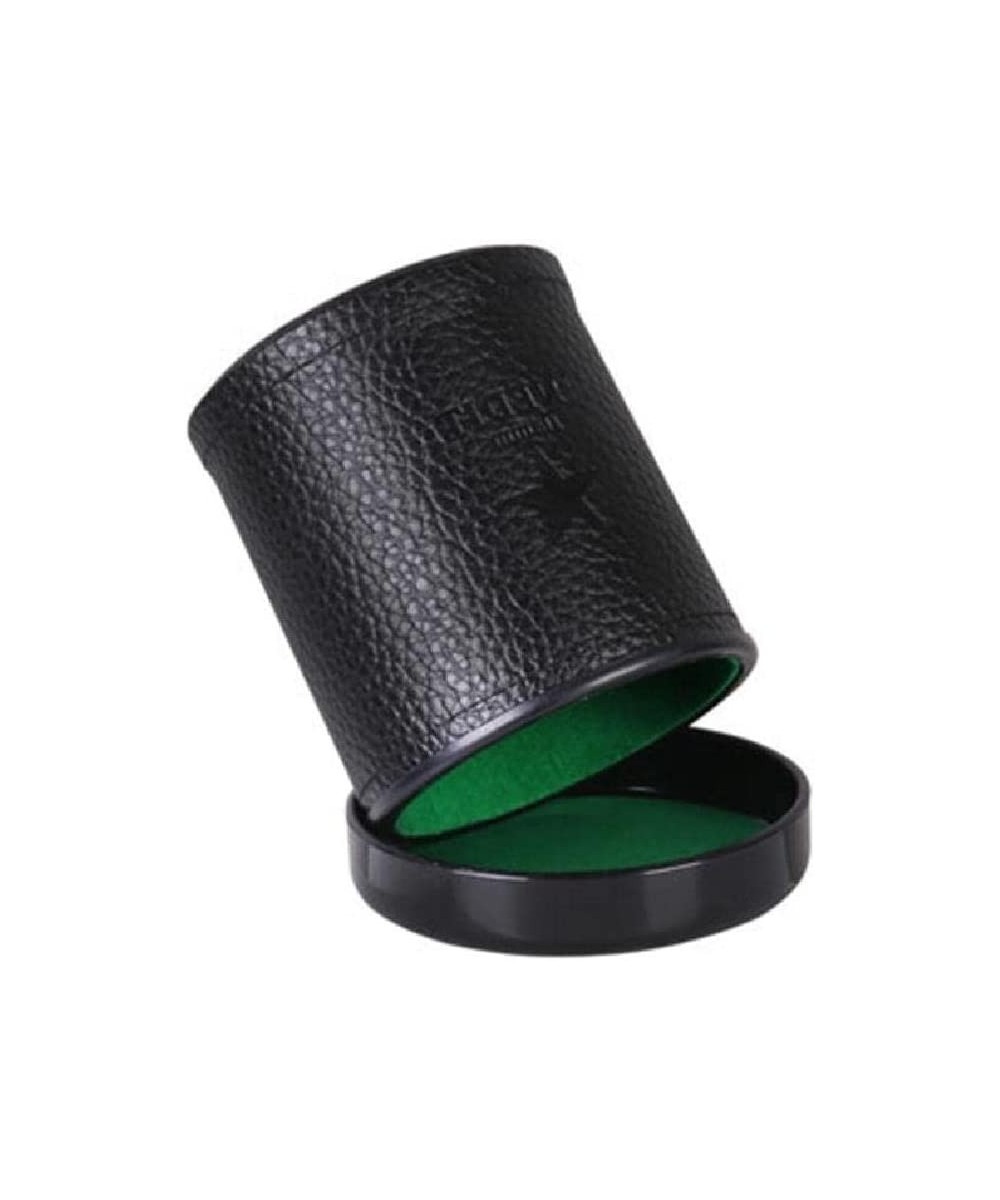 Dice Cup Set PU Leather Stable Sturdy Comfortable Hand Feeling Dice Cup Set for Table Game Green/Red Inner Velvet dice Games ...