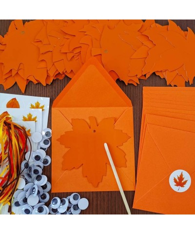 72 Sets Magic Color Scratch Art Fall Leaf Ornaments Decoration Fall Craft Kits Scratch Paper Autumn Leaves for Kids Party Fav...