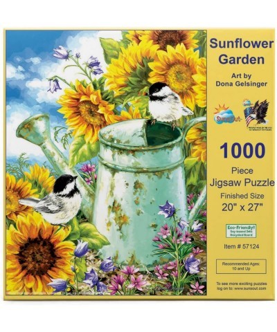 Sunflower Garden 1000 pc Jigsaw Puzzle $34.67 Jigsaw Puzzles