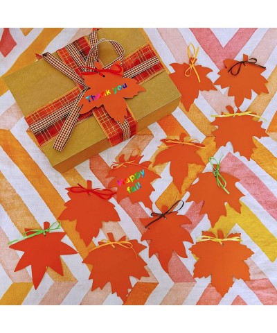 72 Sets Magic Color Scratch Art Fall Leaf Ornaments Decoration Fall Craft Kits Scratch Paper Autumn Leaves for Kids Party Fav...