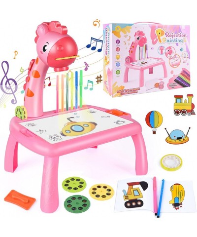 Drawing Projector Table for Kids Trace and Draw Drawing Board Giraffe with Light & Music Child Smart Projector Sketcher Erasa...