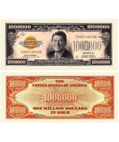 Set of 50 - Thanks A Million Dollar Bill Ronald Reagan $27.15 Money & Banking Play Toys