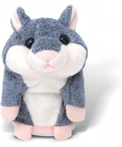 Talking Hamster Interactive Stuffed Plush Animal Talking Toy Cute Sound Effects with Repeats Your Said Voice (Grey) $17.60 Pl...