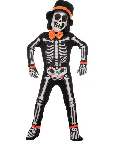 Cute Kids Skeleton Costume with Funny Hat for Boys 3 to 10 Years Old $34.20 Kids' Costumes