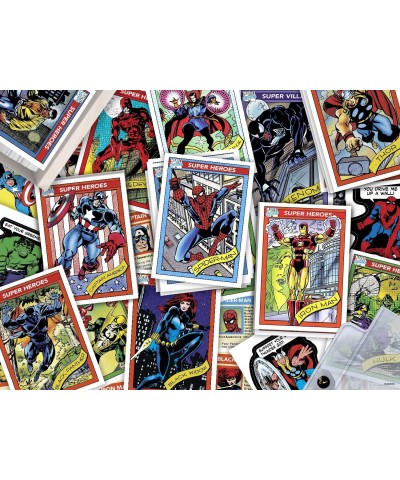 Marvel - Marvel Trading Cards - 400 Piece Jigsaw Puzzle $18.60 Jigsaw Puzzles