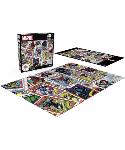 Marvel - Marvel Trading Cards - 400 Piece Jigsaw Puzzle $18.60 Jigsaw Puzzles