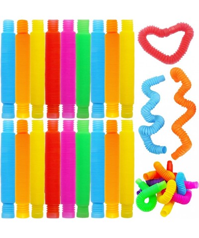 20 Pcs Pop Tube Sensory Toys Stretch Pull Tube for Decompression Sensory Toys Tubes Fidget Toys for Kids and Adults Pop Multi...