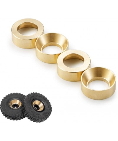 4pcs Brass Wheel Weights for 1:24 Axial SCX24 AXI90081 Deadbolt RC Crawler Car Upgrades Accessories $17.68 Remote & App Contr...