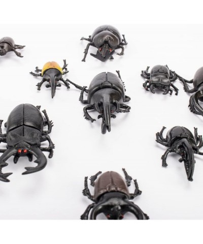 10pcs Beetle Figurine Realistic Beetles Figure Models Garden Animal Simulated Beetle Figures $20.51 Play Figure Playsets