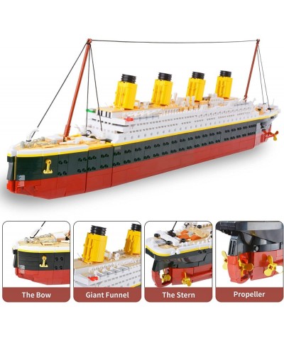 Titanic Ship Model Building Block Brick kit Set Toy for Kids & Adults 2401 PCS Titanic Cruise Ship Compatible Educational Con...