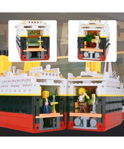 Titanic Ship Model Building Block Brick kit Set Toy for Kids & Adults 2401 PCS Titanic Cruise Ship Compatible Educational Con...