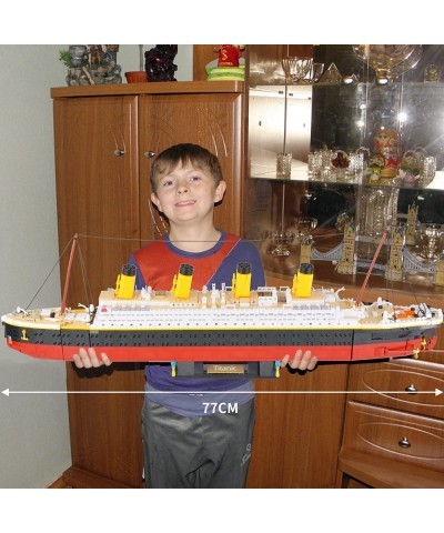 Titanic Ship Model Building Block Brick kit Set Toy for Kids & Adults 2401 PCS Titanic Cruise Ship Compatible Educational Con...