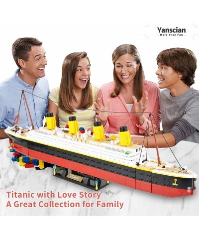 Titanic Ship Model Building Block Brick kit Set Toy for Kids & Adults 2401 PCS Titanic Cruise Ship Compatible Educational Con...