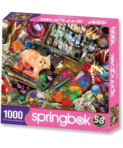 Springbok's 1000 Piece Jigsaw Puzzle an Unexpected Mews - Made in USA $35.19 Jigsaw Puzzles