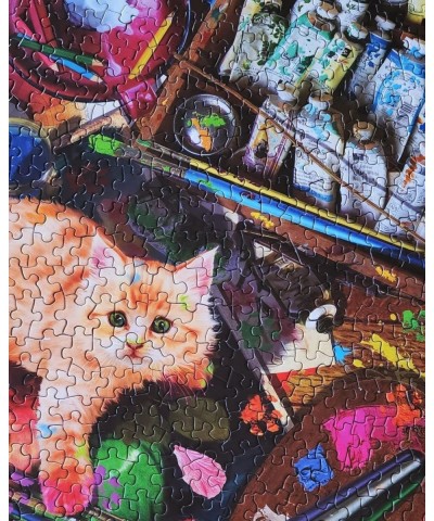 Springbok's 1000 Piece Jigsaw Puzzle an Unexpected Mews - Made in USA $35.19 Jigsaw Puzzles