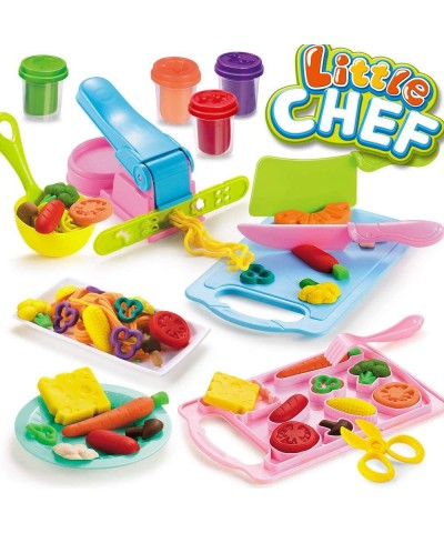 Color Dough Toys for Kid Kitchen Creations Little Chef Color Dough Set Games $42.70 Kids' Art Clay & Dough