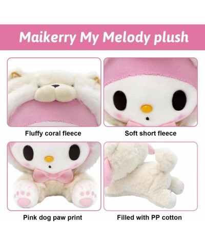 10" My Melody Plush Toy Kawaii Melody Cinnamoroll Anime Plush Super Cute Dog Stuffed Animal Pillow Doll Perfect Cartoon Theme...