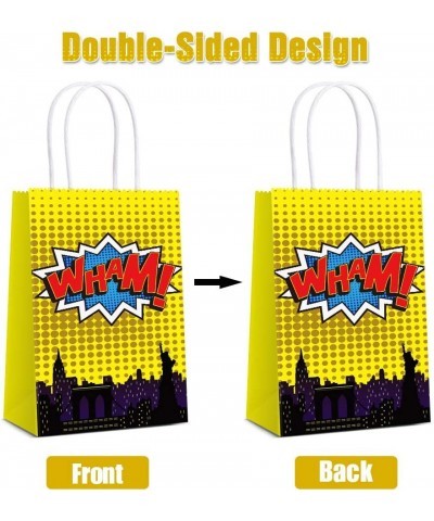 Superhero Party Supplies Favors 24PC Superhero Party Bags For Superhero Theme Birthday Party Decorations with 24 Superhero St...