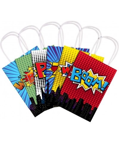 Superhero Party Supplies Favors 24PC Superhero Party Bags For Superhero Theme Birthday Party Decorations with 24 Superhero St...