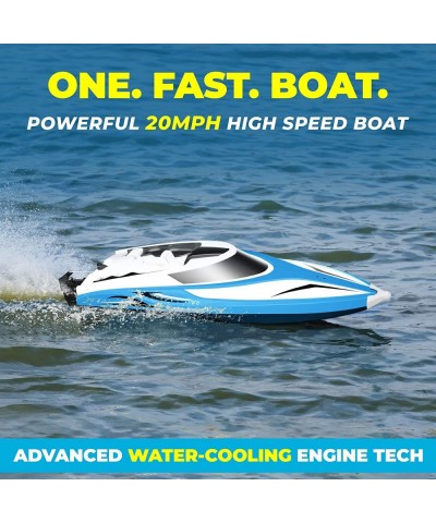 Velocity RC Boat and RC WaveRunner Bundle - 1 Remote Control Boat for Pools and Lakes 20+ mph Speed 4 channel 2.4GHZ Remote C...