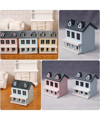 Dollhouse Miniature House Wooden Dollhouse kit Christmas Village Houses Toy House Model Tiny Wooden $25.22 Dollhouses