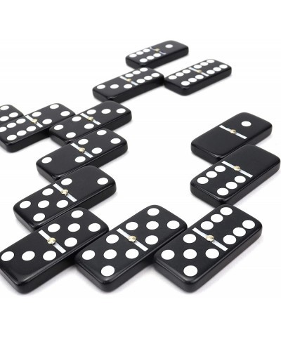 Dominoes Set for Adults - Domino Set for Classic Board Games - Dominoes Double 6 for Family Games - Double Six Standard Domin...