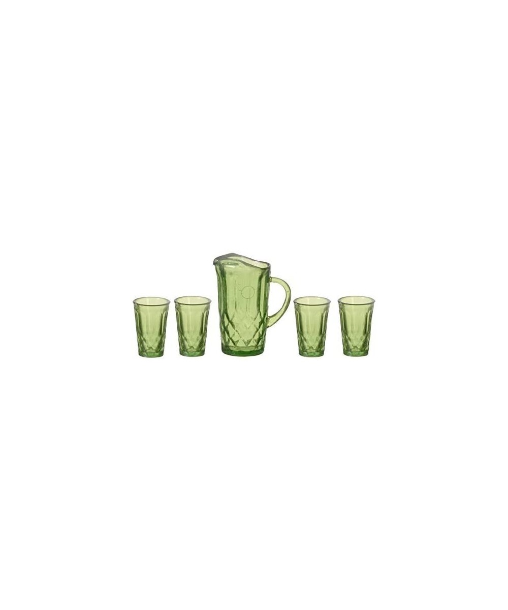 Melody Jane Dollhouse Emerald Green Jug & Glasses Set Chrysnbon Accessory $25.34 Dollhouse Accessories