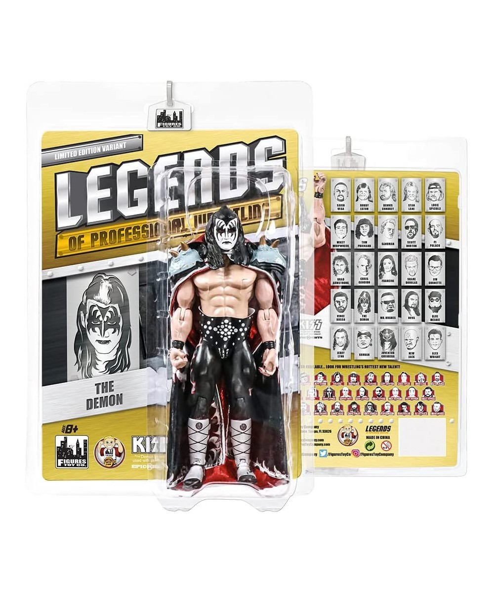 Legends of Professional Wrestling Series Action Figures: The Demon [Black Hair Variant] KISS $64.47 Action Figures