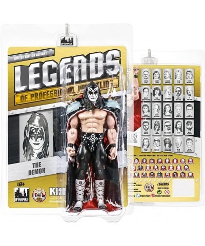 Legends of Professional Wrestling Series Action Figures: The Demon [Black Hair Variant] KISS $64.47 Action Figures