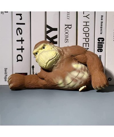 Gorilla Figure Toys Stretch Gorilla Stress Relief Toys Latex Monkey Gorilla Toys Jungle Animal Figurines for Kids for Kids Re...