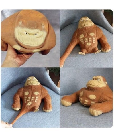 Gorilla Figure Toys Stretch Gorilla Stress Relief Toys Latex Monkey Gorilla Toys Jungle Animal Figurines for Kids for Kids Re...