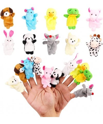 20Pcs Finger Puppets Set - Soft Plush Animals Finger Puppet Toys for Kids Mini Plush Figures Toy Assortment for Boys & Girls ...