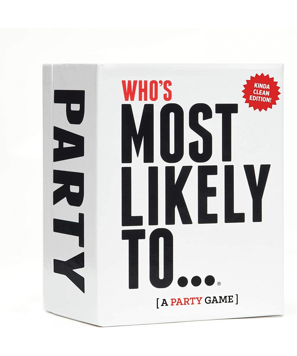 Who's Most Likely to... Kinda Clean Family Edition [A Party Game] $28.34 Card Games