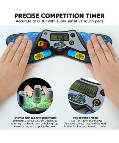 | G5 Timer | Endorsed by Sport Stacking and Cubing associations | Accuracy to 0.001 seconds batteries included $58.78 Kids' H...