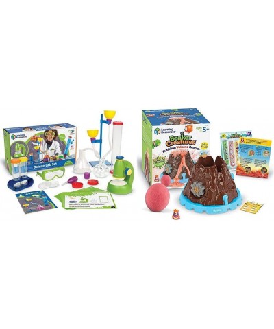 Primary Science Deluxe Lab Set Science Kit 45 Piece Set Ages 3+ & Beaker Creatures Bubbling Volcano Reactor Homeschool STEM I...