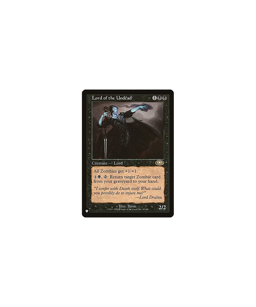 Magic: the Gathering - Lord of The Undead - The List $31.91 Trading Cards & Accessories