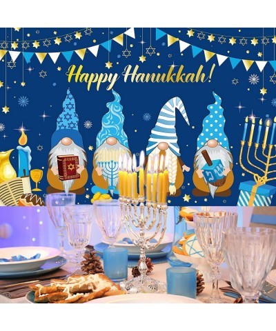 Hanukkah Decoration Happy Hanukkah Banner Hanukkah Party Backdrop Jewish Chanukah Party Photography Background Festival Holid...