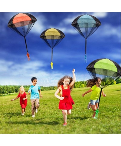 6 Pieces Parachute Toys for Kids Gifts TopSeller Tangle Free Throwing Toys Parachute Figures Hand Throw Soldiers Toss It Up a...