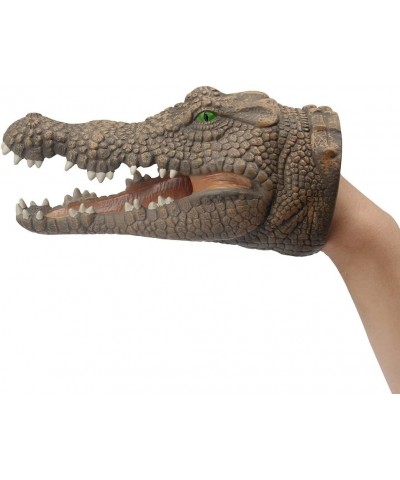 Soft Rubber Realistic Dinosaur Hand Puppets Role Play Toy for Kids and Toddlers $16.69 Hand Puppets