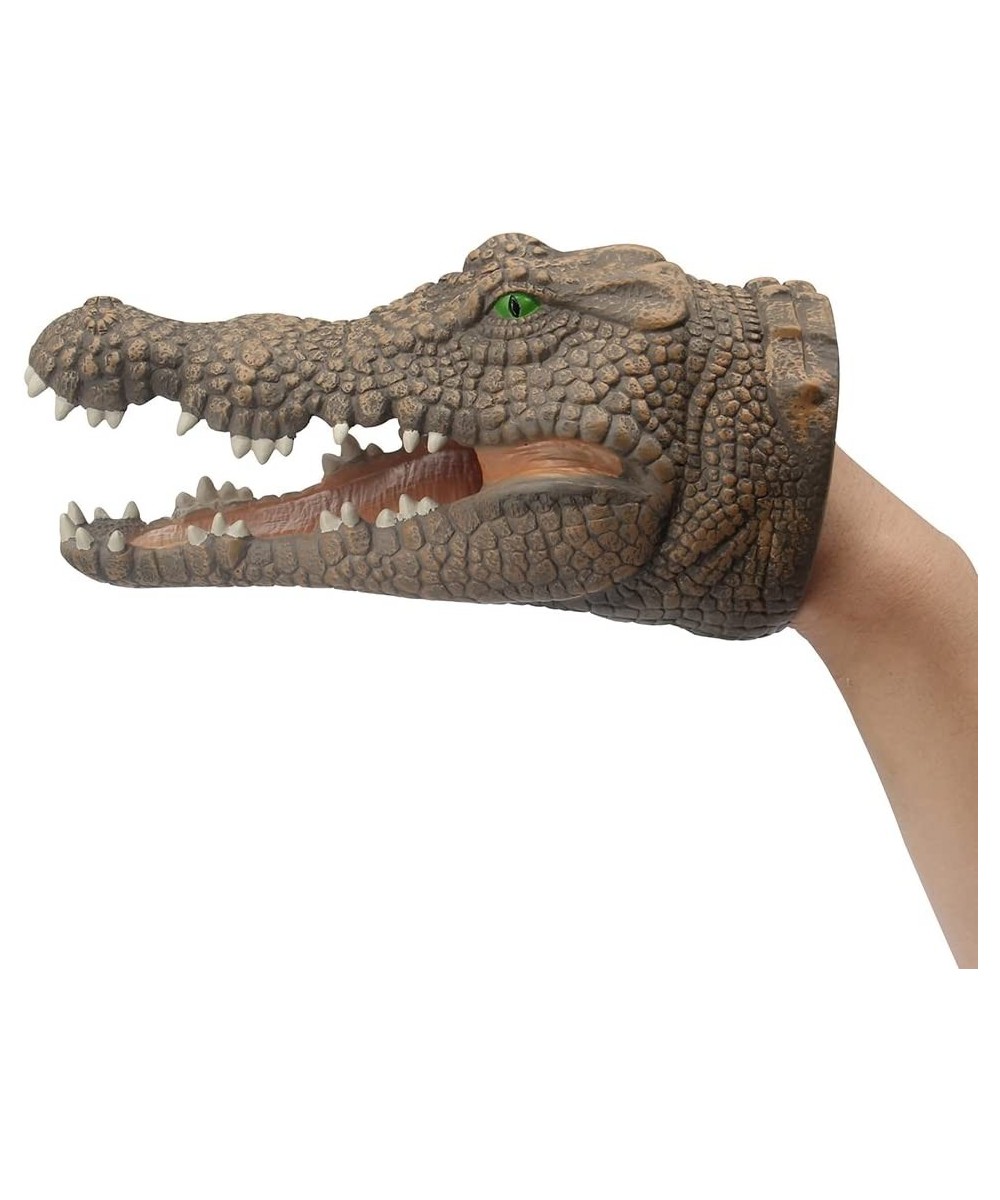 Soft Rubber Realistic Dinosaur Hand Puppets Role Play Toy for Kids and Toddlers $16.69 Hand Puppets