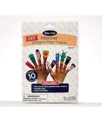 Ten Plague Finger Puppets For Story Time Education Passover and Party Favors - Passover Gifts $18.87 Finger Puppets