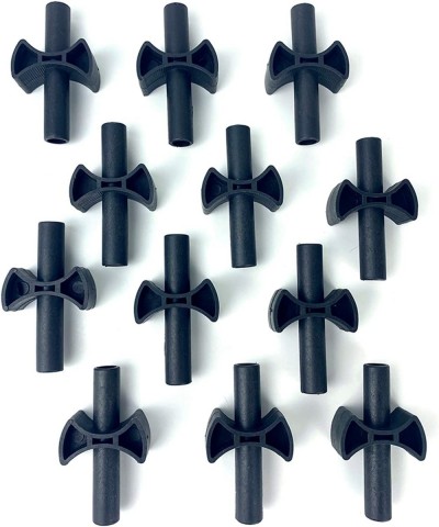 12 Pieces Trampoline Enclosure Pole Gap Spacers -Trampoline Plastic Safety Enclosure Replacement Accessories $16.38 Trampolin...