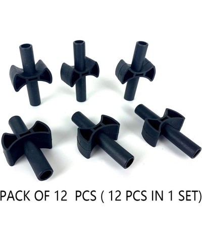 12 Pieces Trampoline Enclosure Pole Gap Spacers -Trampoline Plastic Safety Enclosure Replacement Accessories $16.38 Trampolin...