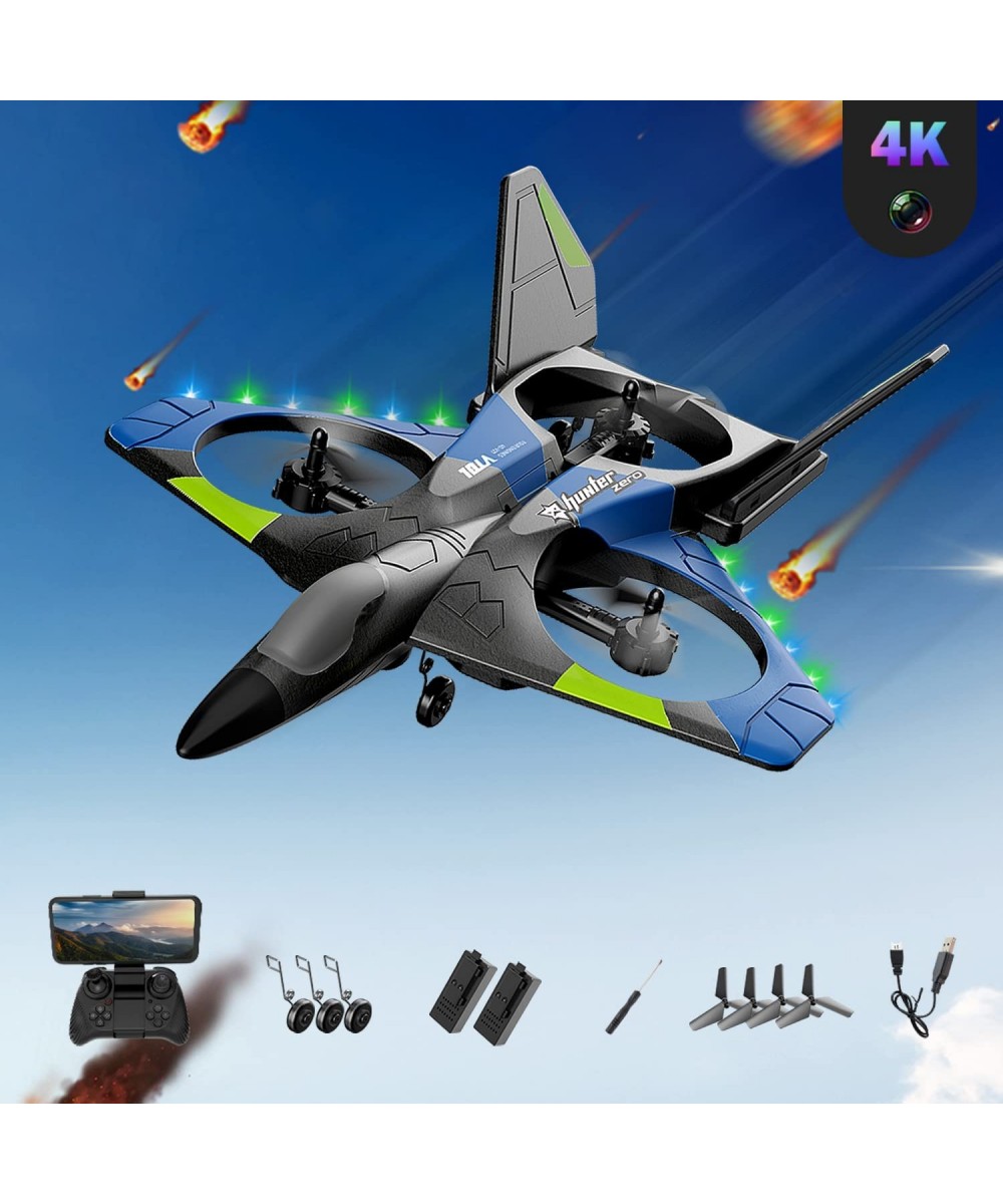 Rc Plane for Kids Drones for Age 8-12 Remote Control Foam Airplane for Kids Ages 8-12 Fighter Jet Toy Airplane with Function ...