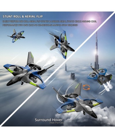 Rc Plane for Kids Drones for Age 8-12 Remote Control Foam Airplane for Kids Ages 8-12 Fighter Jet Toy Airplane with Function ...