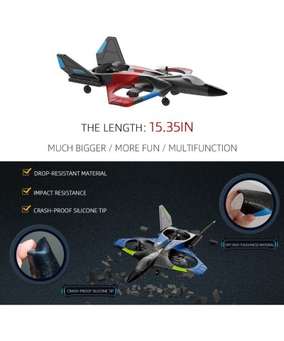 Rc Plane for Kids Drones for Age 8-12 Remote Control Foam Airplane for Kids Ages 8-12 Fighter Jet Toy Airplane with Function ...