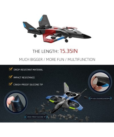 Rc Plane for Kids Drones for Age 8-12 Remote Control Foam Airplane for Kids Ages 8-12 Fighter Jet Toy Airplane with Function ...